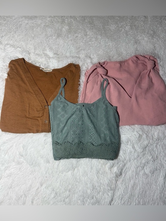 SHEIN Tops - Boho Earth Tone Top Bundle XL | SHEIN + Above & Beyond (3 pcs)